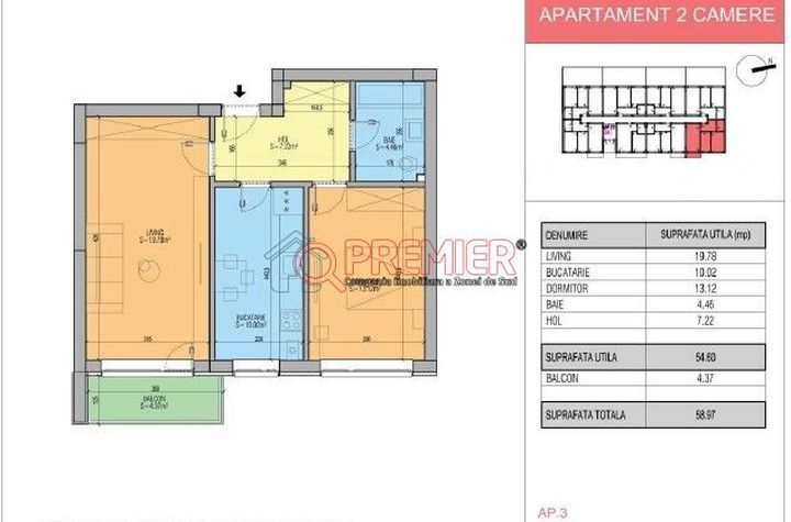 Apartament 2 camere de vanzare CENTRU - Bucuresti anunturi imobiliare Bucuresti