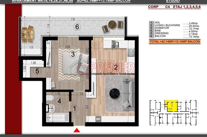 Apartament 2 camere de vanzare IMGB - Bucuresti anunturi imobiliare Bucuresti