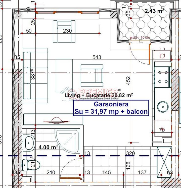 Garsonieră de vanzare BRANCOVEANU - Bucuresti anunturi imobiliare Bucuresti