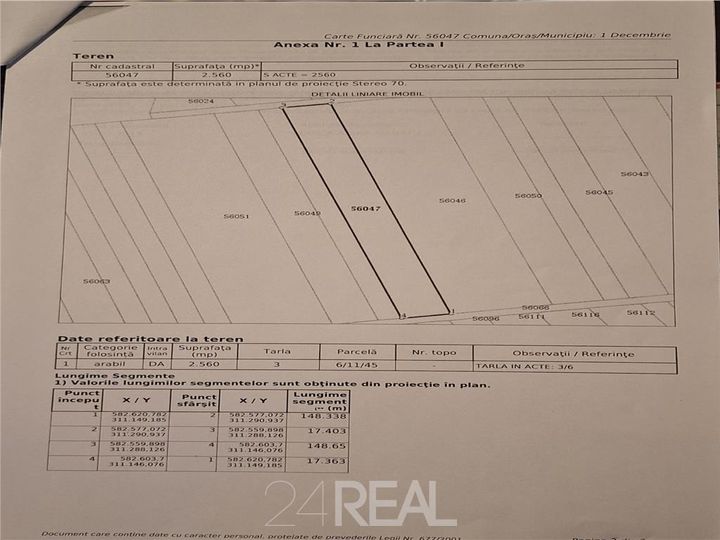 Teren Extravilan de vanzare BUCURESTI - Bucuresti anunturi imobiliare Bucuresti