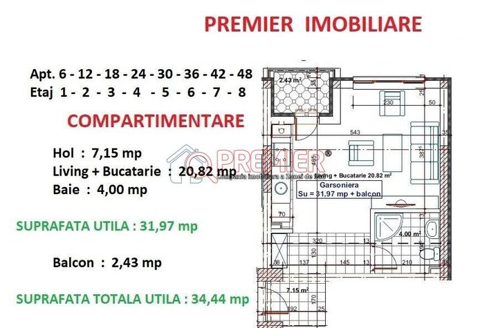 Garsonieră de vanzare METALURGIEI - Bucuresti anunturi imobiliare Bucuresti