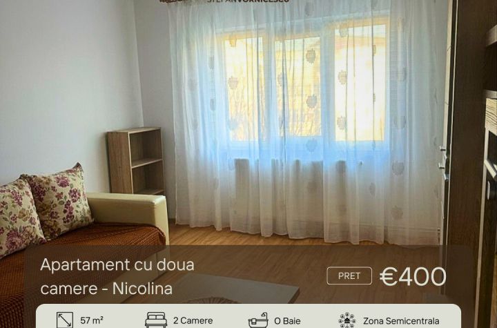 Apartament 2 camere de inchiriat IASI - Iasi anunturi imobiliare Iasi