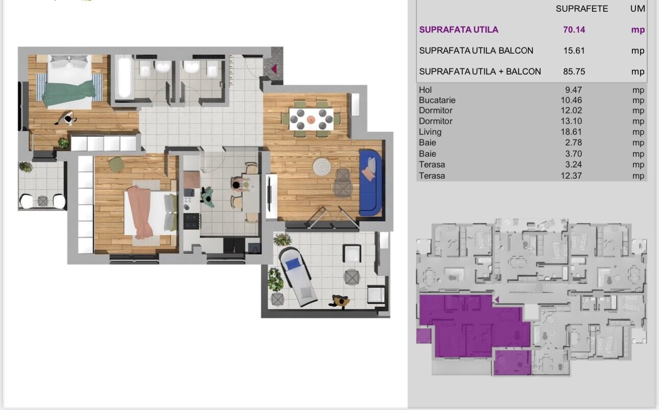 apartamente Otopeni central