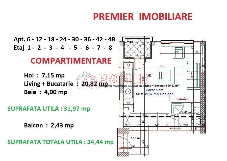 Metalurgiei - Postalionului - Garsoniera - 45872 euro